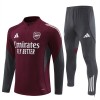 Arsenal Sweat d'Entraînement Quart-Zip Rouge 2025-26 Arsenal Sweat d'Entraînement Quart-Zip Rouge 2025-26