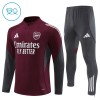 Enfant Arsenal Sweat d'Entraînement Quart-Zip Rouge 2025-26 Enfant Arsenal Sweat d'Entraînement Quart-Zip Rouge 2025-26