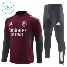 Enfant Arsenal Sweat d'Entraînement Quart-Zip Rouge 2025-26