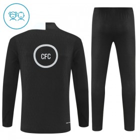 Enfant Chelsea Sweat d'Entraînement Quart-Zip Noire 2025-26
