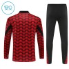 Enfant Feyenoord Rotterdam Sweat d'Entraînement Quart-Zip Rouge 2025-26