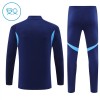 Enfant Real Madrid Sweat d'Entraînement Quart-Zip Marine 2025-26