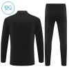 Enfant Real Madrid Sweat d'Entraînement Quart-Zip Noire 2025-26