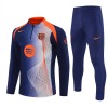FC Barcelone Sweat d'Entraînement Quart-Zip Bleue 2025-26 FC Barcelone Sweat d'Entraînement Quart-Zip Bleue 2025-26