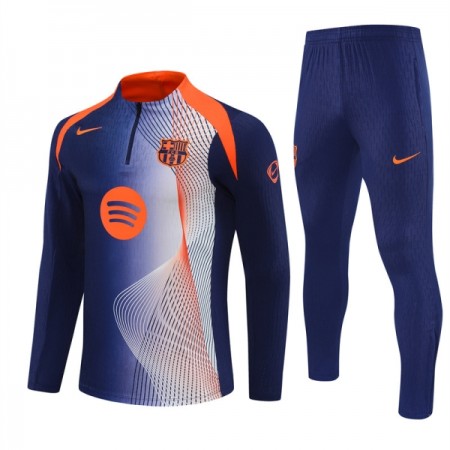 FC Barcelone Sweat d'Entraînement Quart-Zip Bleue 2025-26 FC Barcelone Sweat d'Entraînement Quart-Zip Bleue 2025-26