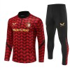 Feyenoord Rotterdam Sweat d'Entraînement Quart-Zip Rouge 2025-26 Feyenoord Rotterdam Sweat d'Entraînement Quart-Zip Rouge 2025-26