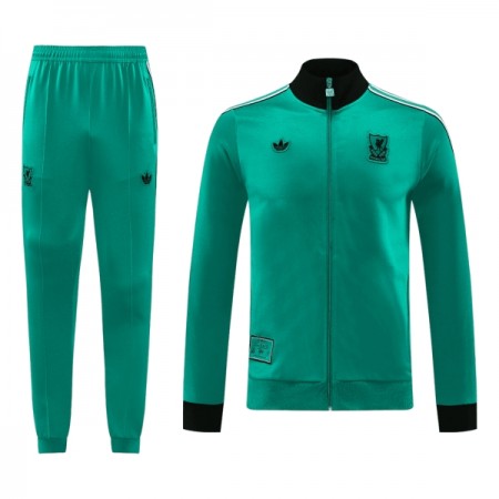 Liverpool Ensemble Vestes d'Entraînement Verte 2025-26 Liverpool Ensemble Vestes d'Entraînement Verte 2025-26