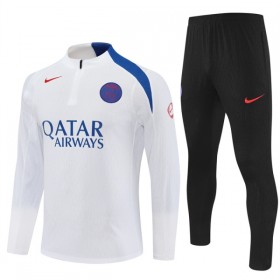 Paris Saint Germain Sweat d'Entraînement Quart-Zip Blanche 2025-26