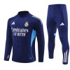 Real Madrid Sweat d'Entraînement Quart-Zip Marine 2025-26 Real Madrid Sweat d'Entraînement Quart-Zip Marine 2025-26