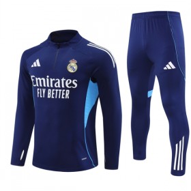 Real Madrid Sweat d'Entraînement Quart-Zip Marine 2025-26
