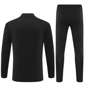Real Madrid Sweat d'Entraînement Quart-Zip Noire 2025-26