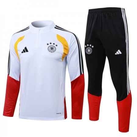 Allemagne Sweat d'Entraînement Quart-Zip Blanche 2026-27 Allemagne Sweat d'Entraînement Quart-Zip Blanche 2026-27
