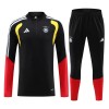 Allemagne Sweat d'Entraînement Quart-Zip Noire 2026-27 Allemagne Sweat d'Entraînement Quart-Zip Noire 2026-27