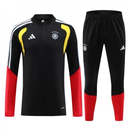 Allemagne Sweat d'Entraînement Quart-Zip Noire 2026-27 Allemagne Sweat d'Entraînement Quart-Zip Noire 2026-27