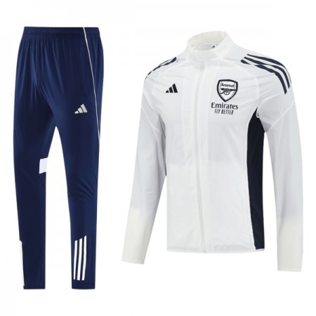 Arsenal Ensemble Vestes d'Entraînement Blanche 2025-26 Arsenal Ensemble Vestes d'Entraînement Blanche 2025-26