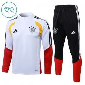 Enfant Allemagne Sweat d'Entraînement Quart-Zip Blanche 2026-27