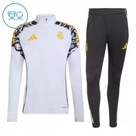 Enfant Real Madrid Sweat d'Entraînement Quart-Zip Blanche 2026-27