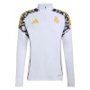 Real Madrid Sweat d'Entraînement Quart-Zip Blanche 2026-27