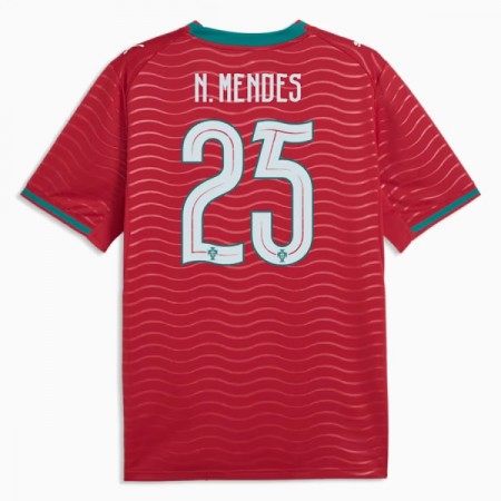 Maillot Foot Portugal Nuno Mendes 25 Domicile Coupe du Monde 2026 Maillot Foot Portugal Nuno Mendes 25 Domicile Coupe du Monde 2026