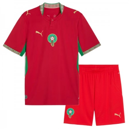Tenue Enfant Maroc Domicile Coupe du Monde 2026 (+ Short) Tenue Enfant Maroc Domicile Coupe du Monde 2026 (+ Short)