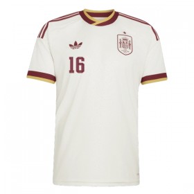 Maillot Foot Espagne Rodrigo 16 Exterieur Coupe du Monde 2026
