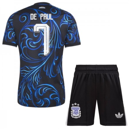Tenue Enfant Argentine De Paul 7 Exterieur Coupe du Monde 2026 (+ Short) Tenue Enfant Argentine De Paul 7 Exterieur Coupe du Monde 2026 (+ Short)