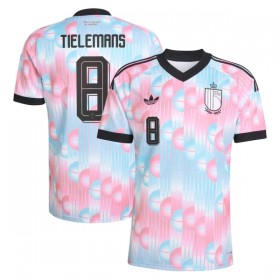 Maillot Foot Belgique Tielemans 8 Exterieur Coupe du Monde 2026