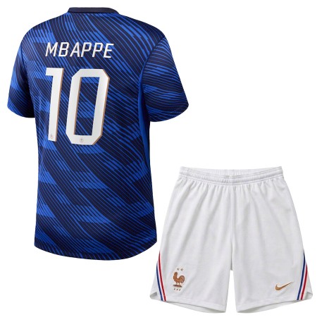 Tenue Enfant France Mbappé 10 Domicile Coupe du Monde 2026 (+ Short) Tenue Enfant France Mbappé 10 Domicile Coupe du Monde 2026 (+ Short)