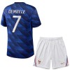 Tenue Enfant France O. Dembele 7 Domicile Coupe du Monde 2026 (+ Short) Tenue Enfant France O. Dembele 7 Domicile Coupe du Monde 2026 (+ Short)