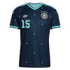 Maillot Foot Allemagne N. Schlotterbeck 15 Exterieur Coupe du Monde 2026