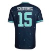 Maillot Foot Allemagne N. Schlotterbeck 15 Exterieur Coupe du Monde 2026