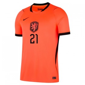 Maillot Foot Pays-Bas Frenkie de Jong 21 Domicile Coupe du Monde 2026