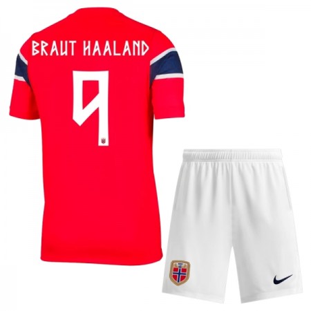 Tenue Enfant Norvège Haaland 9 Domicile Coupe du Monde 2026 (+ Short) Tenue Enfant Norvège Haaland 9 Domicile Coupe du Monde 2026 (+ Short)