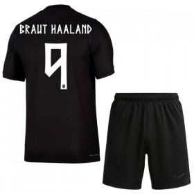 Tenue Enfant Norvège Haaland 9 Exterieur Coupe du Monde 2026 (+ Short)