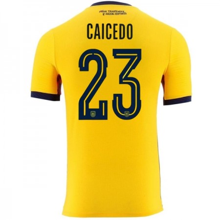 Maillot Foot Equateur Caicedo 23 Domicile Coupe du Monde 2026 Maillot Foot Equateur Caicedo 23 Domicile Coupe du Monde 2026