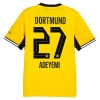 Maillot Foot Borussia Dortmund Adeyemi 27 Domicile 2026-27