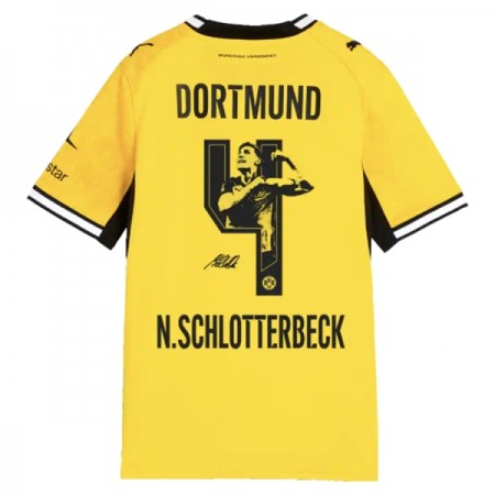 Maillot Foot Borussia Dortmund N. Schlotterbeck 4 Domicile 2026-27 Maillot Foot Borussia Dortmund N. Schlotterbeck 4 Domicile 2026-27