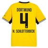 Maillot Foot Borussia Dortmund N. Schlotterbeck 4 Domicile 2026-27 Maillot Foot Borussia Dortmund N. Schlotterbeck 4 Domicile 2026-27