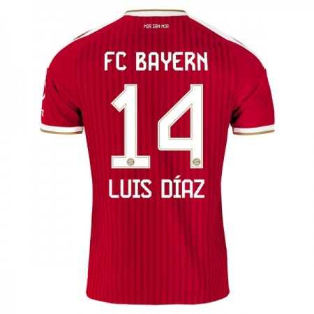 Maillot Foot FC Bayern Munich Luis Diaz 14 Domicile 2026-27