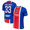 Maillot Foot Paris Saint Germain Zaire Emery 33 Domicile 2026-27 Maillot Foot Paris Saint Germain Zaire Emery 33 Domicile 2026-27
