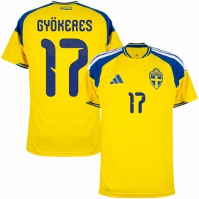 Maillot Foot Suède Gyokeres 17 Domicile Coupe du Monde 2026