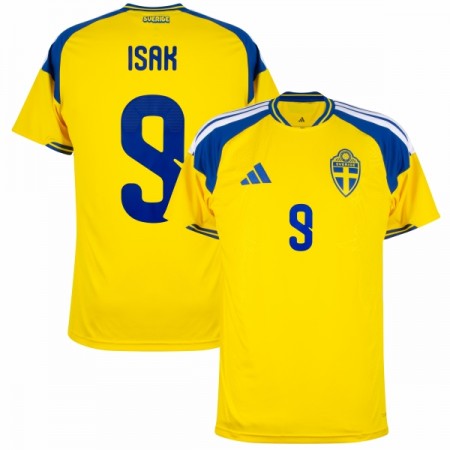 Maillot Foot Suède Isak 9 Domicile Coupe du Monde 2026