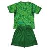 Tenue Enfant Brésil Gardien Domicile Coupe du Monde 2026 Verte (+ Short)