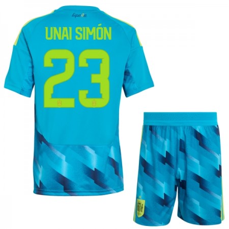 Tenue Enfant Espagne Unai Simon 23 Gardien Coupe du Monde 2026 (+ Short) Tenue Enfant Espagne Unai Simon 23 Gardien Coupe du Monde 2026 (+ Short)