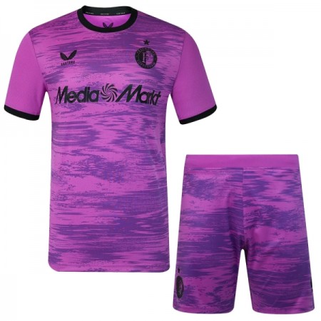 Tenue Enfant Feyenoord Rotterdam Gardien Violet 2026-27 (+ Short) Tenue Enfant Feyenoord Rotterdam Gardien Violet 2026-27 (+ Short)