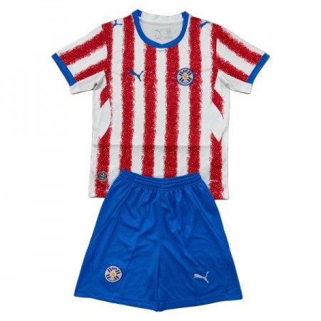 Tenue Enfant Paraguay Domicile Coupe du Monde 2026 (+ Short) Tenue Enfant Paraguay Domicile Coupe du Monde 2026 (+ Short)