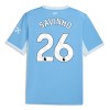 Maillot Foot Manchester City Savinho 26 Domicile 2026-27 Maillot Foot Manchester City Savinho 26 Domicile 2026-27
