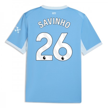 Maillot Foot Manchester City Savinho 26 Domicile 2026-27 Maillot Foot Manchester City Savinho 26 Domicile 2026-27
