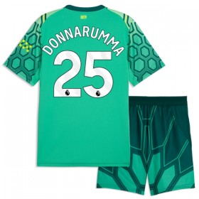 Tenue Enfant Manchester City Donnarumma 25 Gardien Domicile Verte 2026-27 (+ Short)