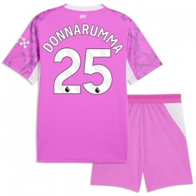 Tenue Enfant Manchester City Donnarumma 25 Gardien Exterieur Rose 2026-27 (+ Short)